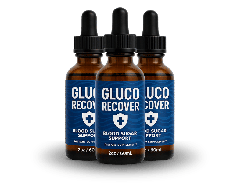 GlucoRecover 3 Bottle Package