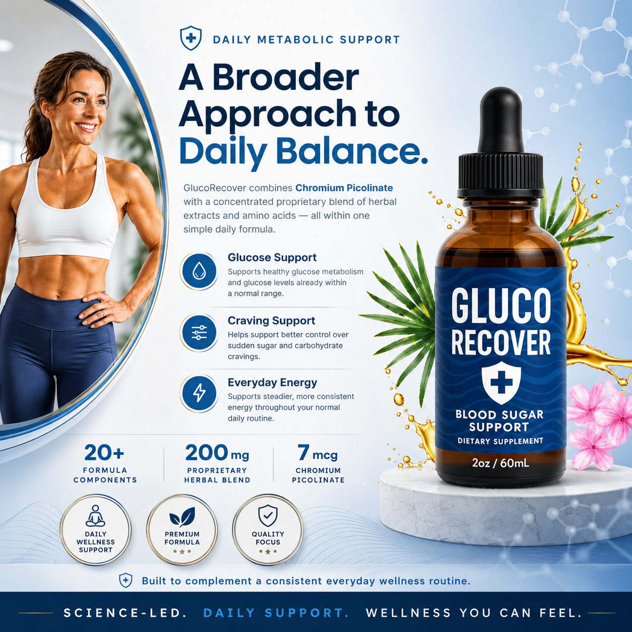 GlucoRecover daily wellness support